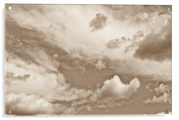 English Summer Sky Acrylic by David Pyatt