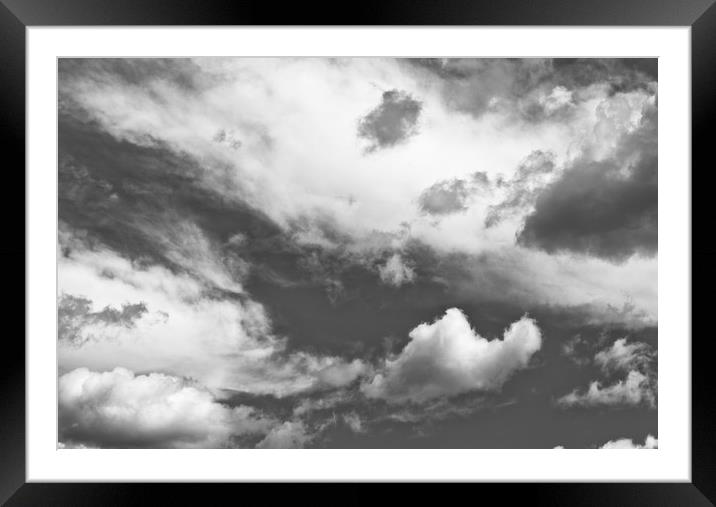 English Summer Sky Framed Mounted Print by David Pyatt