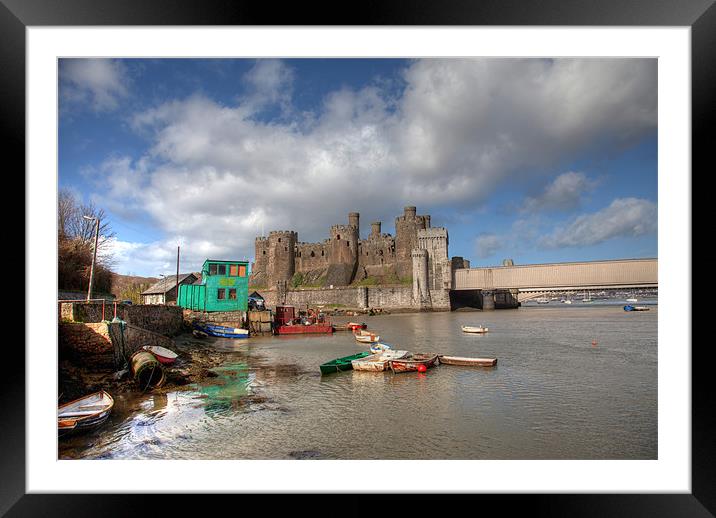 Views around Conwy Framed Mounted Print by Gail Johnson