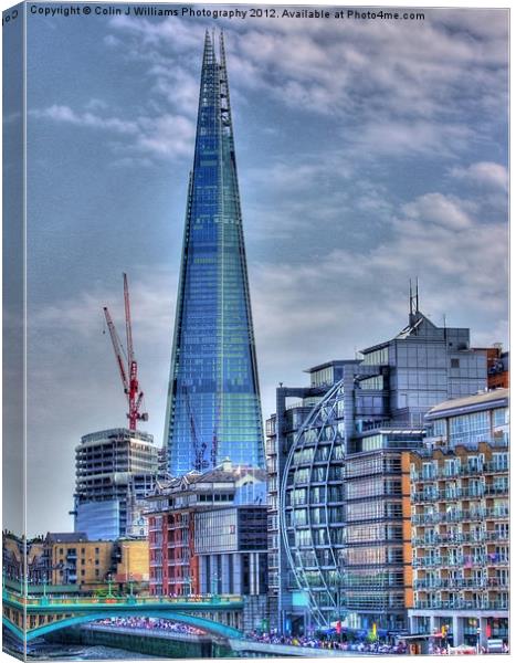 The New London Skyline Canvas Print by Colin Williams Photography