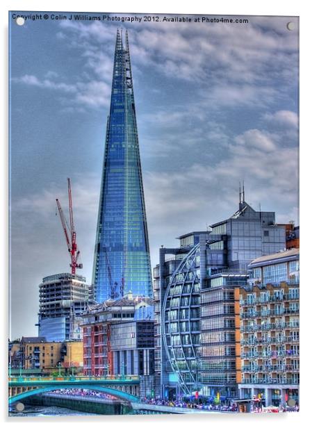 The New London Skyline Acrylic by Colin Williams Photography