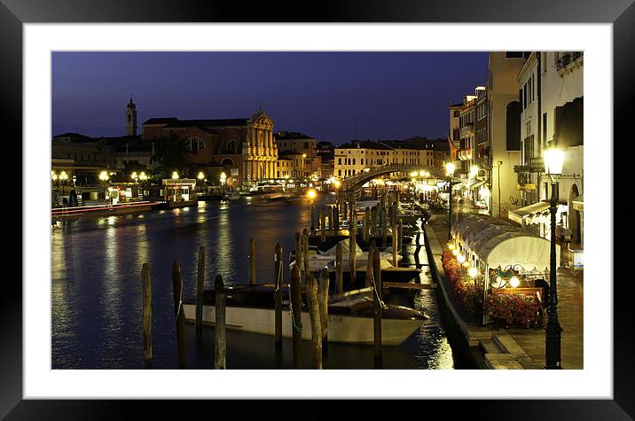 Grand Canal Venice 2012 Framed Mounted Print by Buster Brown