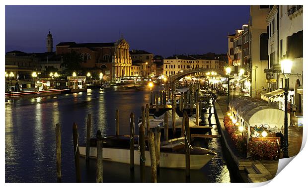 Grand Canal Venice 2012 Print by Buster Brown