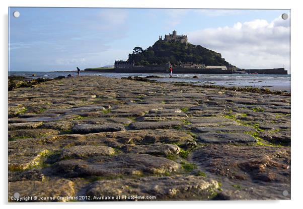 St Michaels Mount, St Ives Acrylic by Joanne Crockford