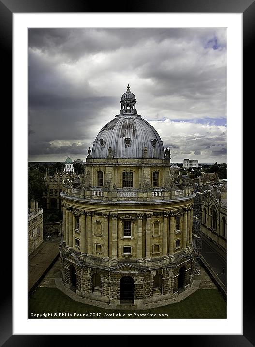 Bodleian Library in Oxford Framed Mounted Print by Philip Pound