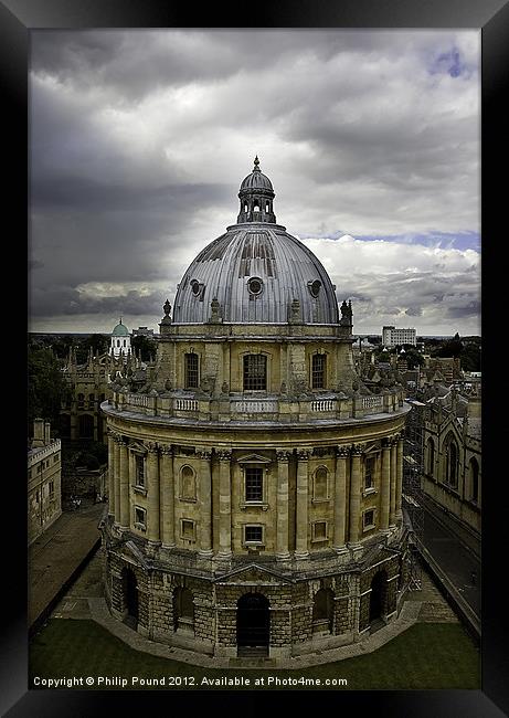 Bodleian Library in Oxford Framed Print by Philip Pound