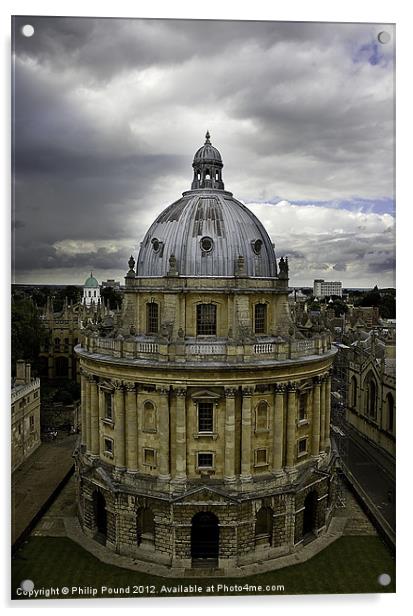Bodleian Library in Oxford Acrylic by Philip Pound