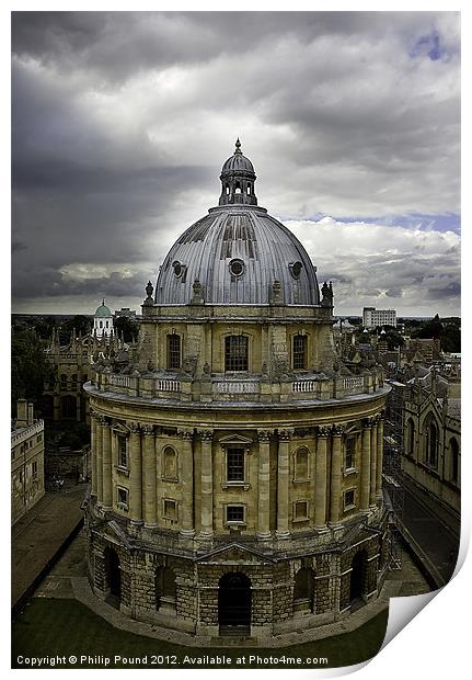 Bodleian Library in Oxford Print by Philip Pound