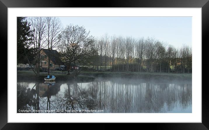 Misty Morning Framed Mounted Print by N C Photography
