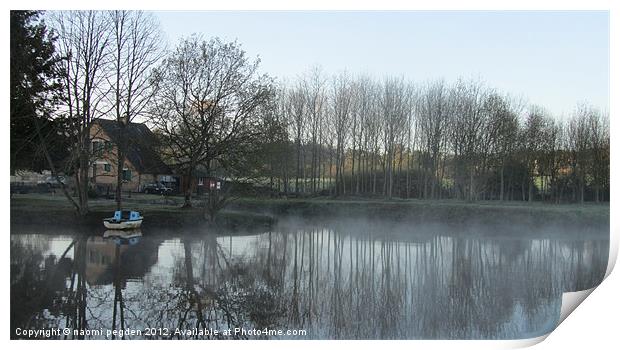 Misty Morning Print by N C Photography