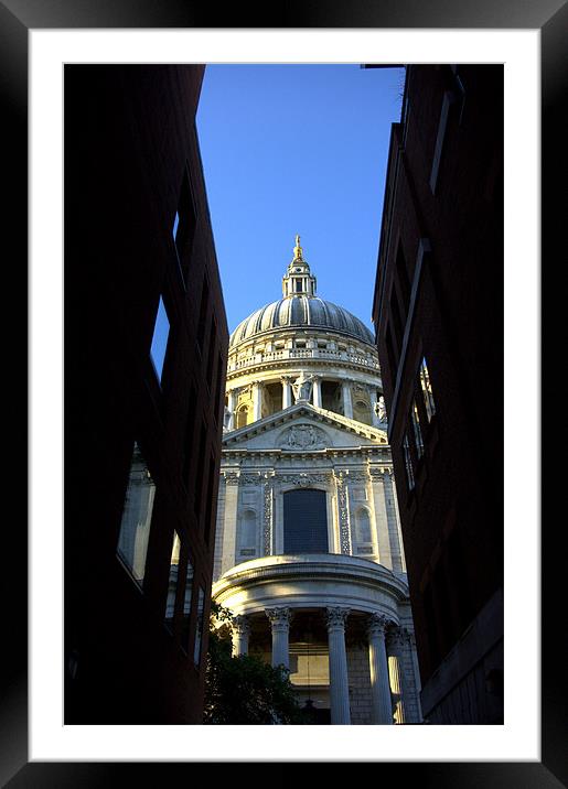 St Paul's Cathedral London Framed Mounted Print by John Boekee