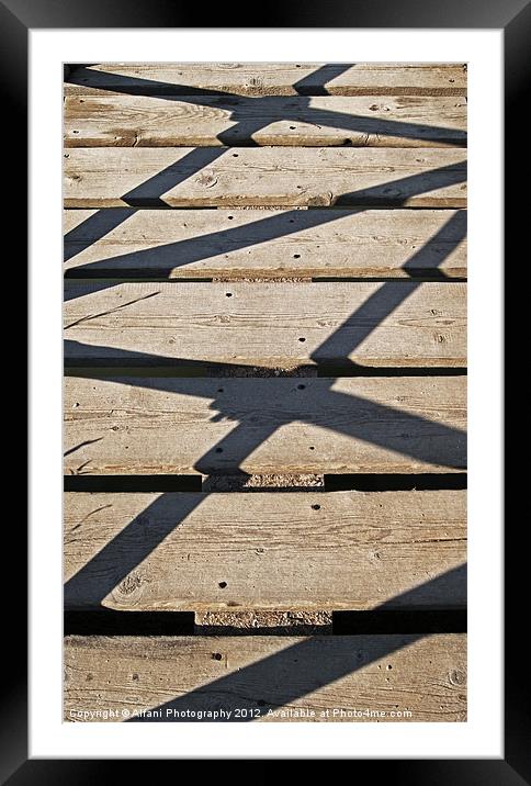 Dancing shadows Framed Mounted Print by Alfani Photography