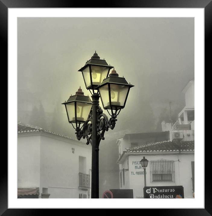 Spanish Fog Framed Mounted Print by Steve 