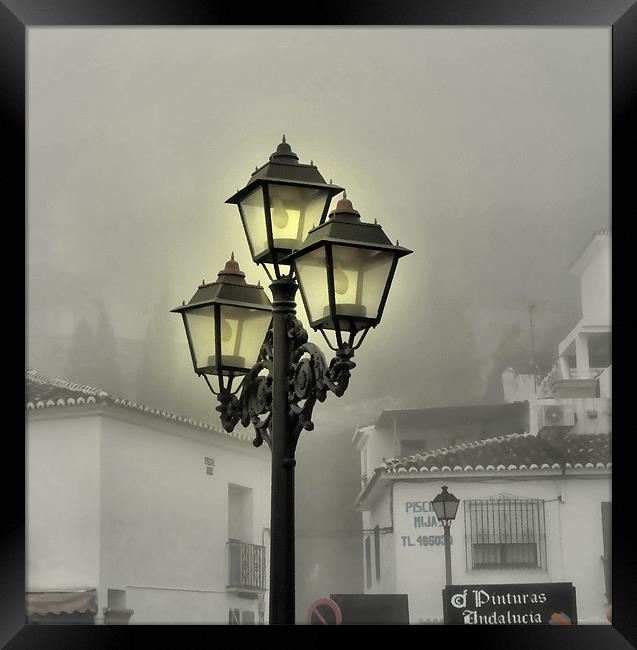 Spanish Fog Framed Print by Steve 