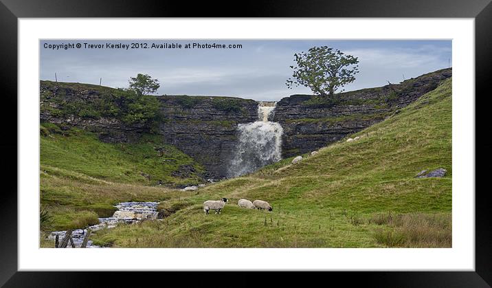 In The Yorkshire Dales Framed Mounted Print by Trevor Kersley RIP