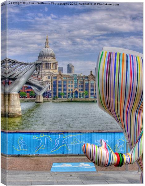 Olympic London 2012  2 Canvas Print by Colin Williams Photography