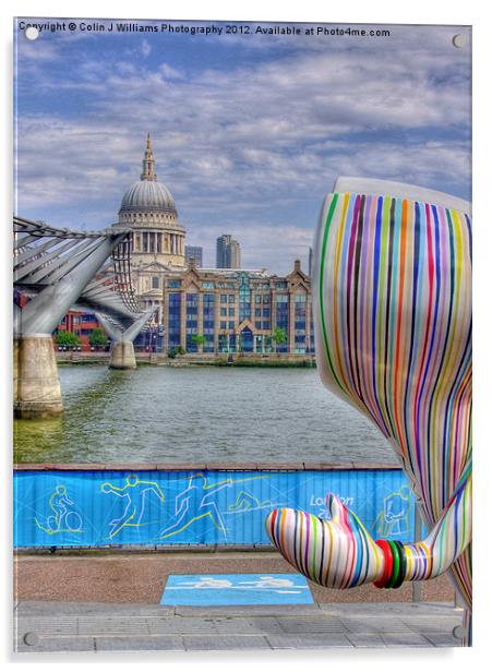Olympic London 2012  2 Acrylic by Colin Williams Photography