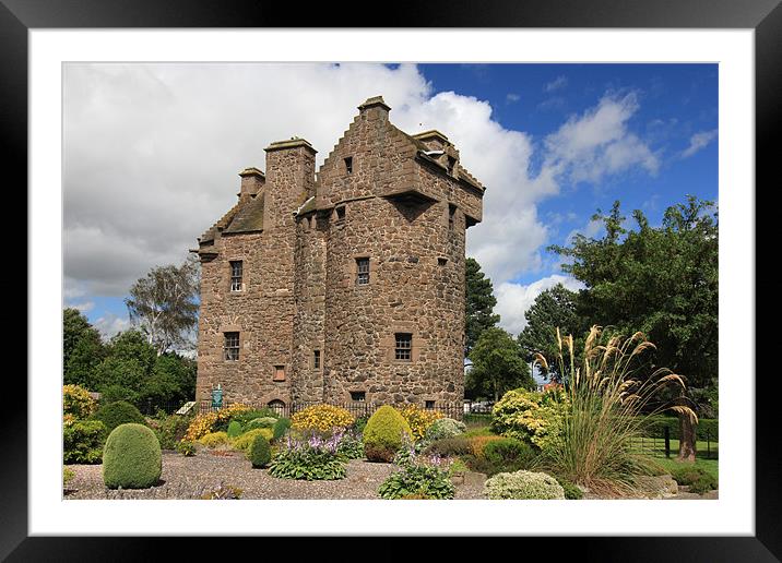 Claypotts Castle Framed Mounted Print by Maria Gaellman