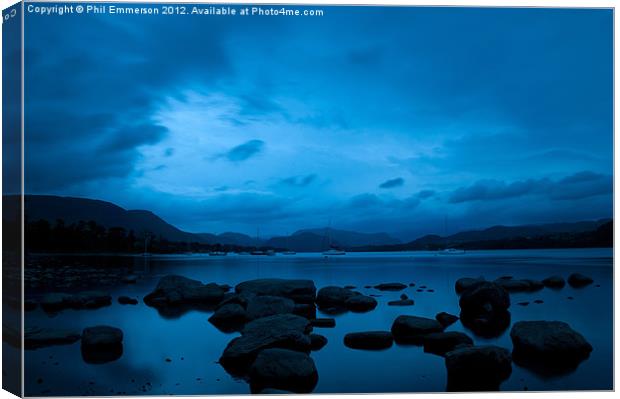 Ullswater Lake, Lake District Canvas Print by Phil Emmerson