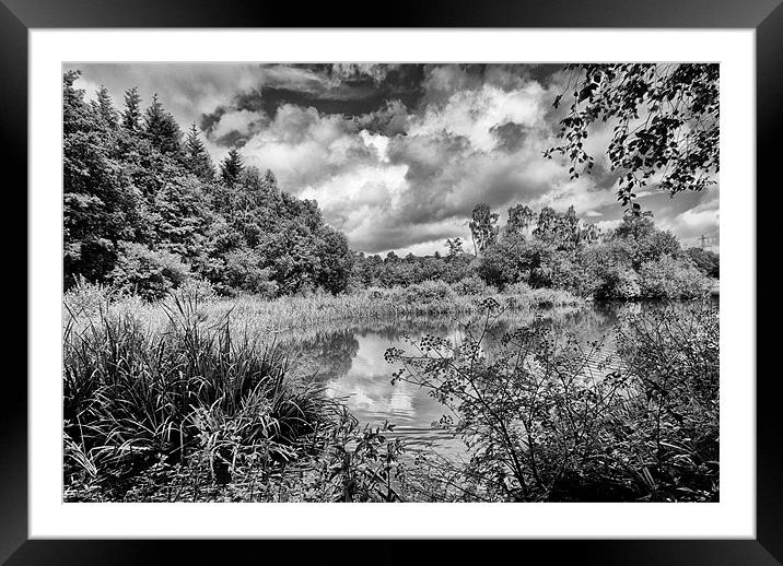 Stover in Black and White Framed Mounted Print by Jay Lethbridge