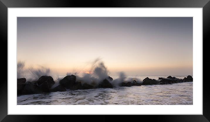 Early Riser Happisburgh Framed Mounted Print by Simon Wrigglesworth