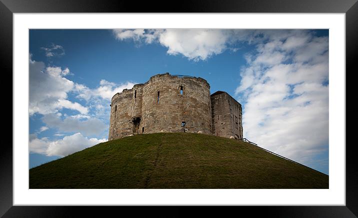 Clifford's Tower Framed Mounted Print by Paul Davis