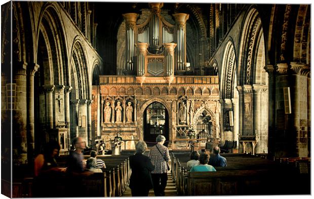 The Nave Canvas Print by Steve Purnell