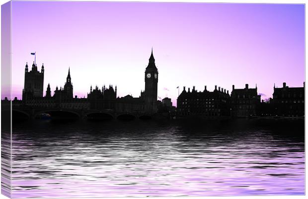 Big Ben and the houses of Parliament Canvas Print by David French