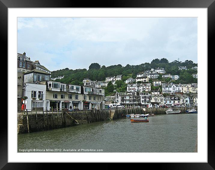Looe Cornwall Framed Mounted Print by Alexia Miles
