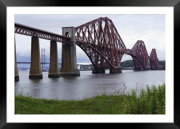 View Of The Bridge Framed Mounted Print by Gerry Goddard