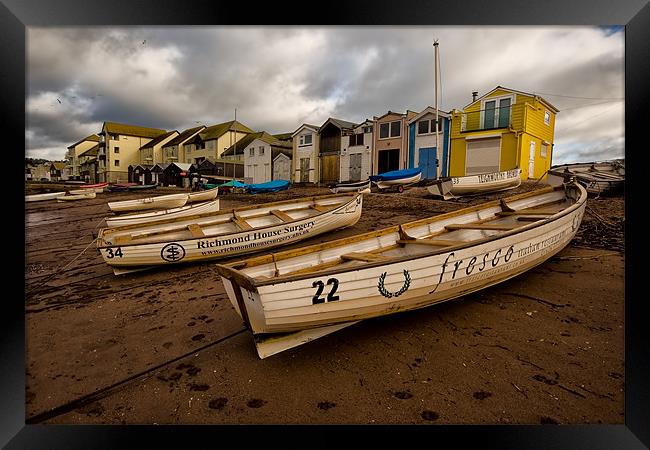 Boats at Teignmouth Framed Print by Jay Lethbridge