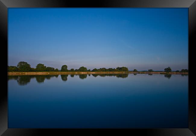 Blue Start Framed Print by Jack Jacovou Travellingjour