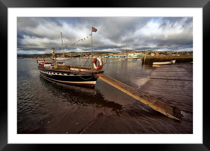 The Ferry Framed Mounted Print by Jay Lethbridge