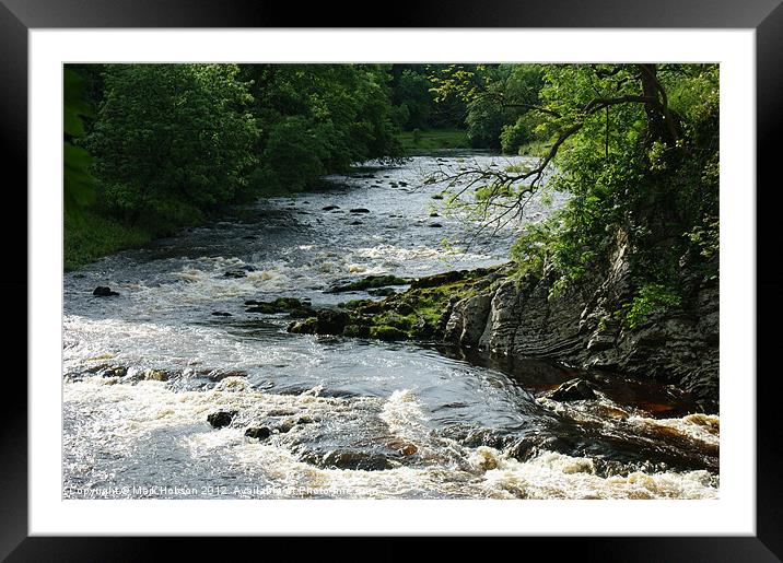 A River Runs Wild Framed Mounted Print by Mark Hobson