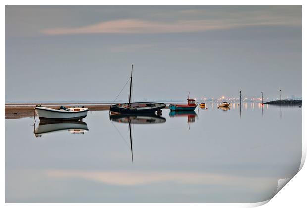 SUBTLE LIGHT( Calm Still Water) Print by raymond mcbride