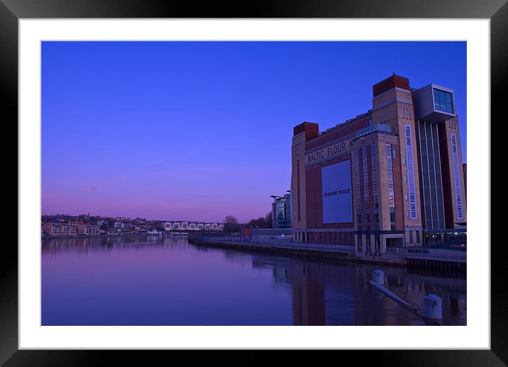 Baltic Flour Mill Newcastle Gateshead Framed Mounted Print by Phil Emmerson