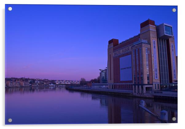 Baltic Flour Mill Newcastle Gateshead Acrylic by Phil Emmerson