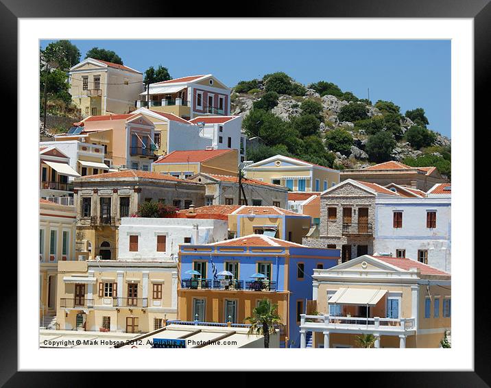 SYMI Rhodes Framed Mounted Print by Mark Hobson