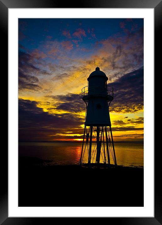 Black nore lighthouse.. Framed Mounted Print by paul cowles