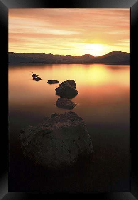 Loch Lomond Sunset Framed Print by Grant Glendinning