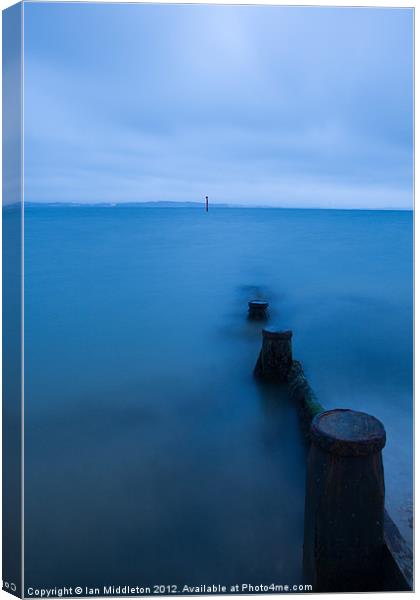 Evening blues Canvas Print by Ian Middleton