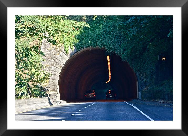 The Tunnel Framed Mounted Print by Irina Walker