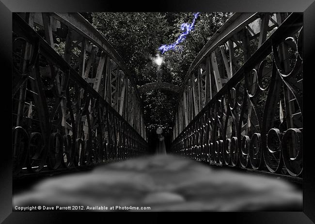 Haunted Bridge - 1887 Framed Print by Daves Photography