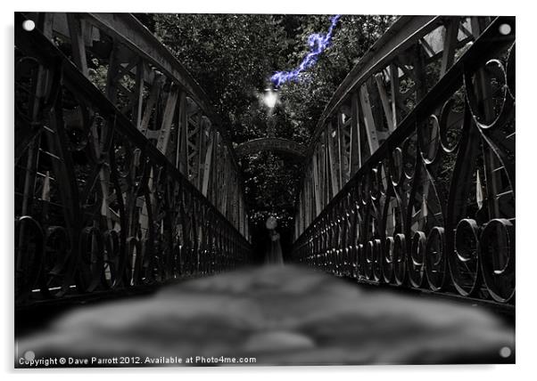 Haunted Bridge - 1887 Acrylic by Daves Photography
