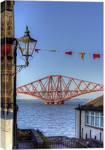 Bridge and Bunting Canvas Print by Tom Gomez