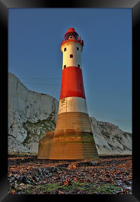 Beachy Head Lighthouse Framed Print by Phil Clements