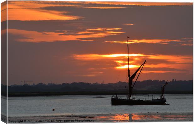 St.Osyth Sunset,Canvas, Print, Photograph, Photo Canvas Print by Jonny Essex