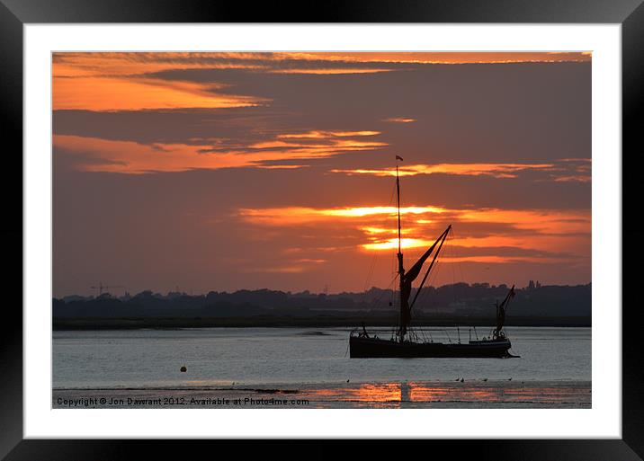 St.Osyth Sunset,Canvas, Print, Photograph, Photo Framed Mounted Print by Jonny Essex