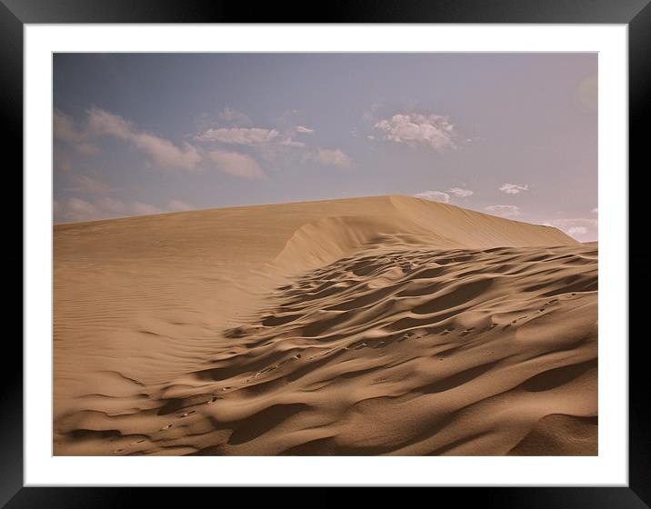 Sand dune Framed Mounted Print by Paul Hutchings 