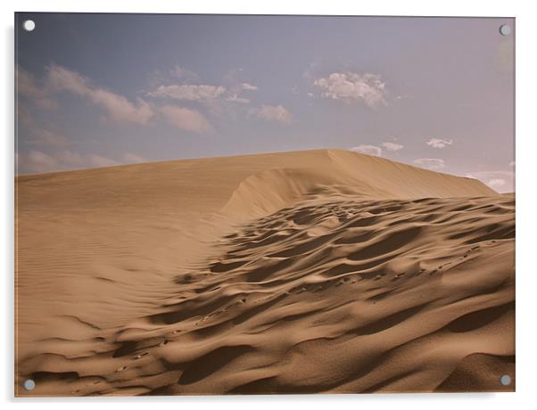 Sand dune Acrylic by Paul Hutchings 